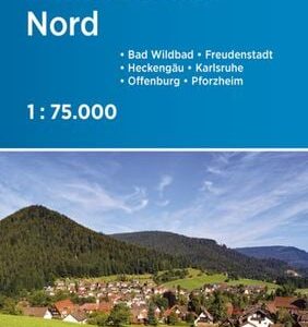Bikeline Radkarte Schwarzwald Nord 1 : 75 000