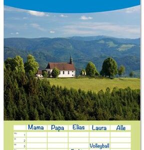 Familienplaner 2024 - Schwarzwald 2024 mit 5 Spalten (Wandkalender, 21 x 45 cm) CALVENDO