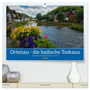 Ortenau - die badische Toskana (hochwertiger Premium Wandkalender 2024 DIN A2 quer), Kunstdruck in Hochglanz