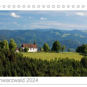 Schwarzwald 2024 (Tischkalender 2024 DIN A5 quer), CALVENDO Monatskalender