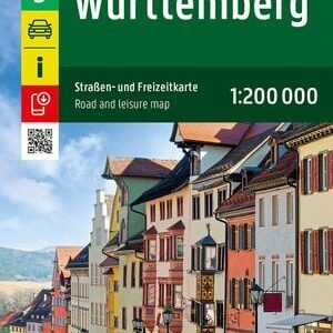 Baden-Württemberg, Straßen- und Freizeitkarte 1:200.000, freytag & berndt