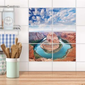 Fliesenfolie [quer] für Küche & Bad - Grand Canyon 25x20 cm