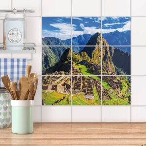 Klebefliesen für Küche & Bad - Machu Picchu 20x20 cm